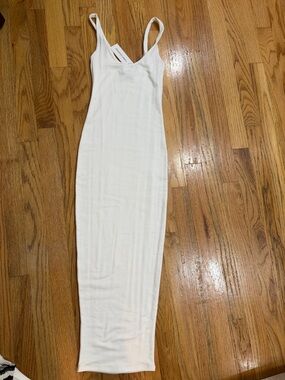 naked wardrobe white Tank Maxi Dress